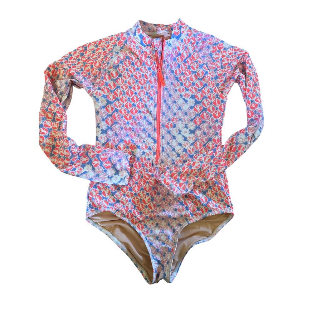 J.CREW CREWCUTS RASHGUARD SWIM ONE-PIECE SIZE 14